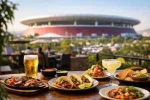 Restaurantes cerca del estadio Akron para comer
